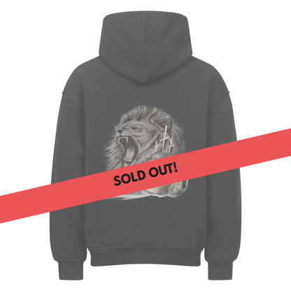 He is risen x Roaring Lion - Oversized Hoodie